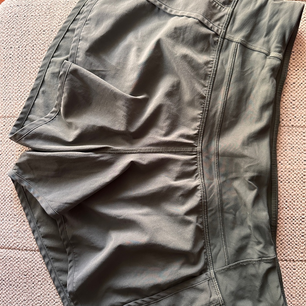 Lululemon Athletica Dark Green Shorts